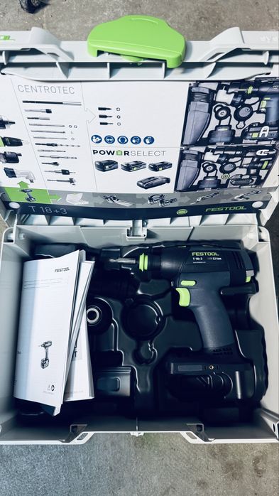Шуруповерт Festool , нові з гарантією c18 t18