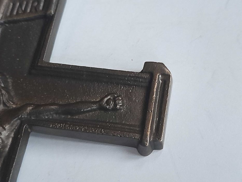 Stary krzyż pracowniczy (mosiężny) 15 cm