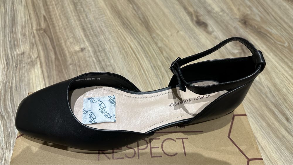 Дуже круті шкіряні балетки (стан нових) Respect