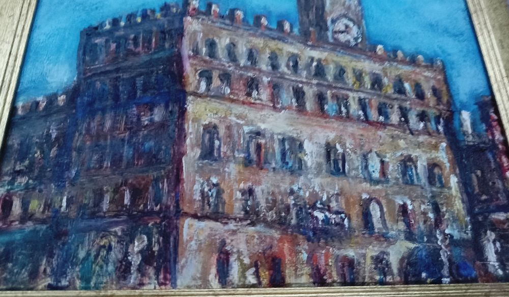 Palazzo Vecchio – Florencja" – obraz olejny