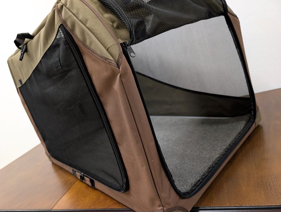 Składane Pudełko Klatka Buda Kojec dla Psa Camo L 91x61x58cm DUŻA zwr