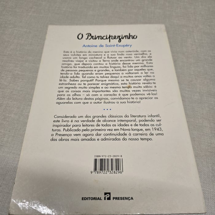 Livro O Principezinho