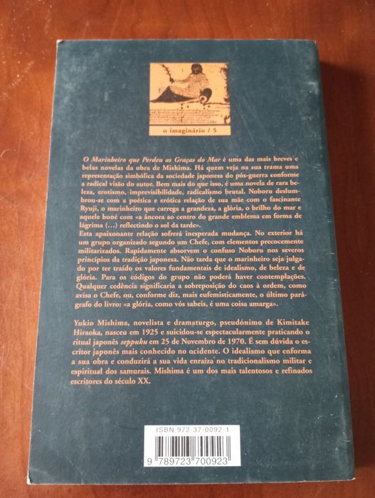 Yukio Mishima - O marinheiro que perdeu as graças do mar