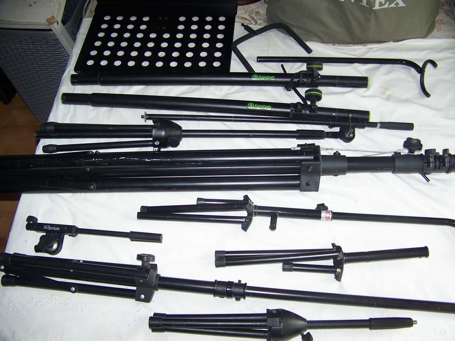 tripés para equipamento de audiovisual