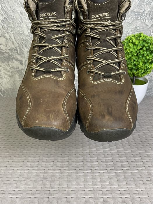Dockers Footwear ботинки 45 размер кожаные трекинговые коричневые