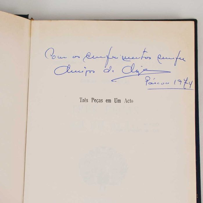Livro "Três Peças em um Acto" - José Régio