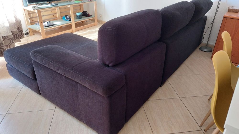 Sofá Chaise Longue 3 lugares