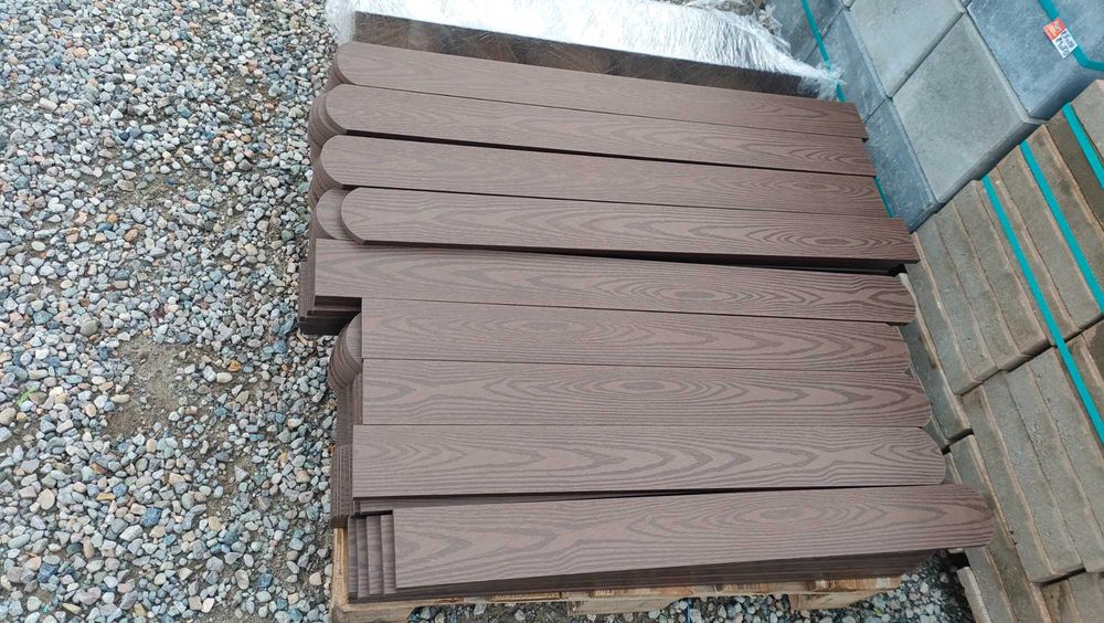 Balustrady sztachety panele poręcze balustrada drewno kompozyt deska