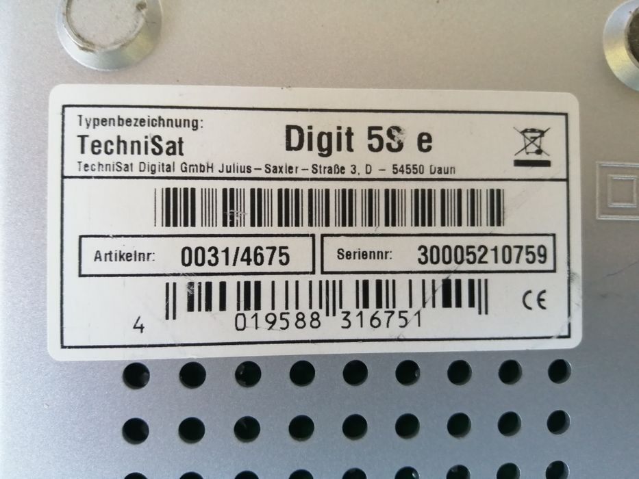 Dekoder do telewizji satelitarne Technisatj