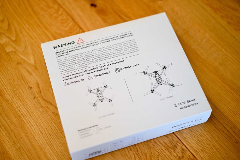 Dron Racing EMAX Hawk Apex 5” HDZero 2400KV – nowy, nieużywany, PNP