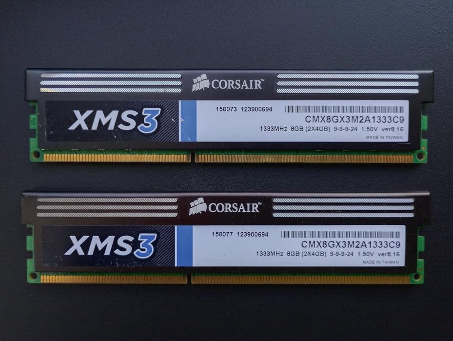 Corsair 1333MHz DDR3 8GB 9-9-9-24 (2x4)GB Pamięć RAM