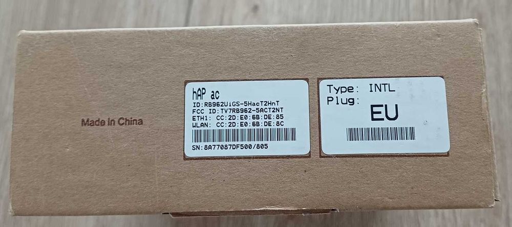 Router Mikrotik hAP ac