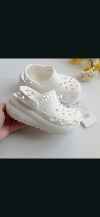 Сабо crocs cutie на дівчинку платформа