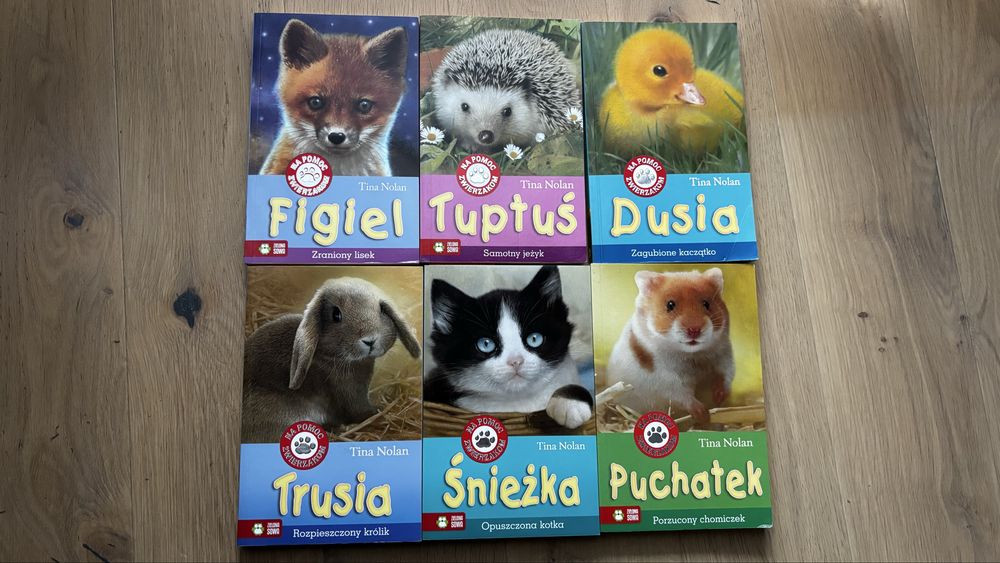 Na pomoc zwierzakom seria książek