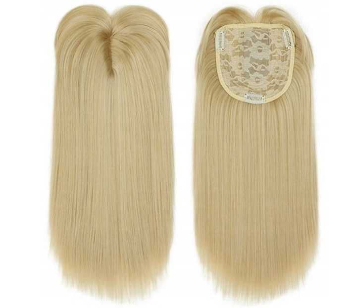 Blond peruka clip Naturalne Włosy BRAZYLIJSKIE 613 BLOND 12"
