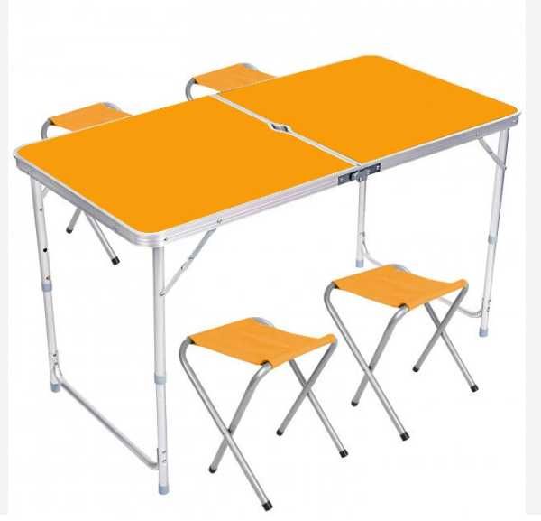 Стол складной чемодан + 4 стула для пикника