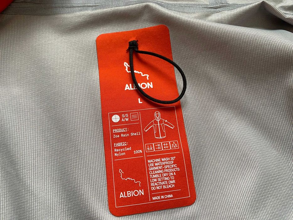 Kurtka Albion Cycling Unisex Zoa Rain Shell Pertex