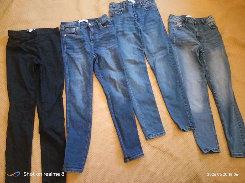 4 pary jeansów R: 36 S Reserved H&M cena za wszystkie