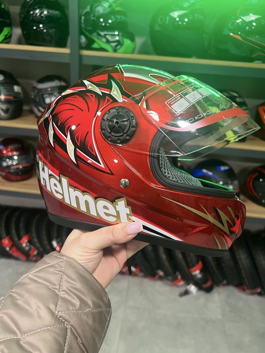 Мото шолом дитячий / шлем детский, маленький для скутера и мопеда