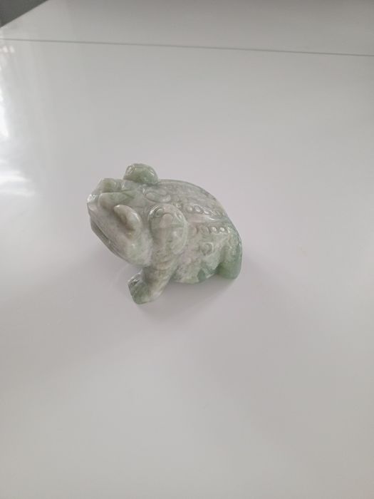 Jadeit Figurka żabka i słoń