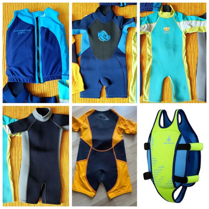 Stroje kąpielowe 6 sztuk 2-3 lata, stan bardzo dobry