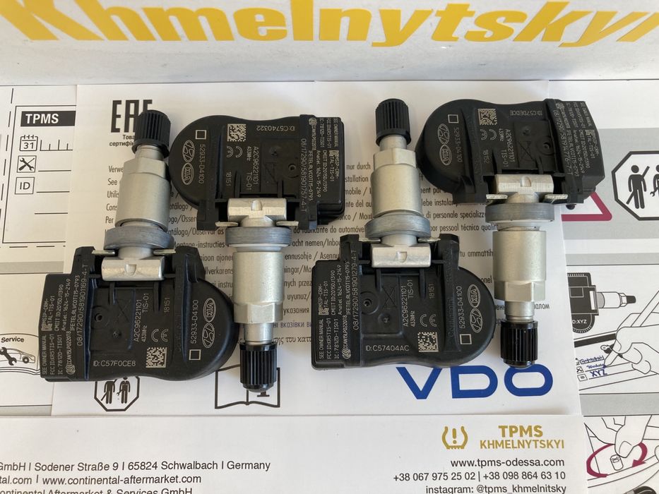 Hyundai Kia ДАТЧИКИ ДАВЛЕНИЯ ШИН 529333N000 529333N650