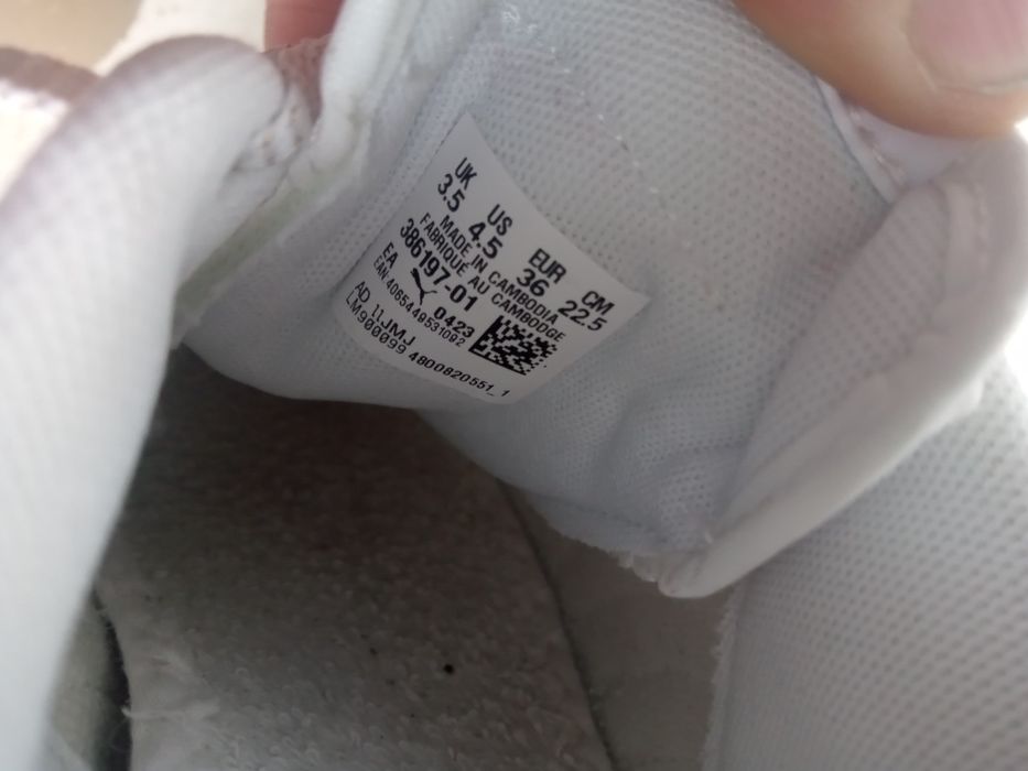 Buty damskie puma rozmiar 36 wkładki 22,5 cm