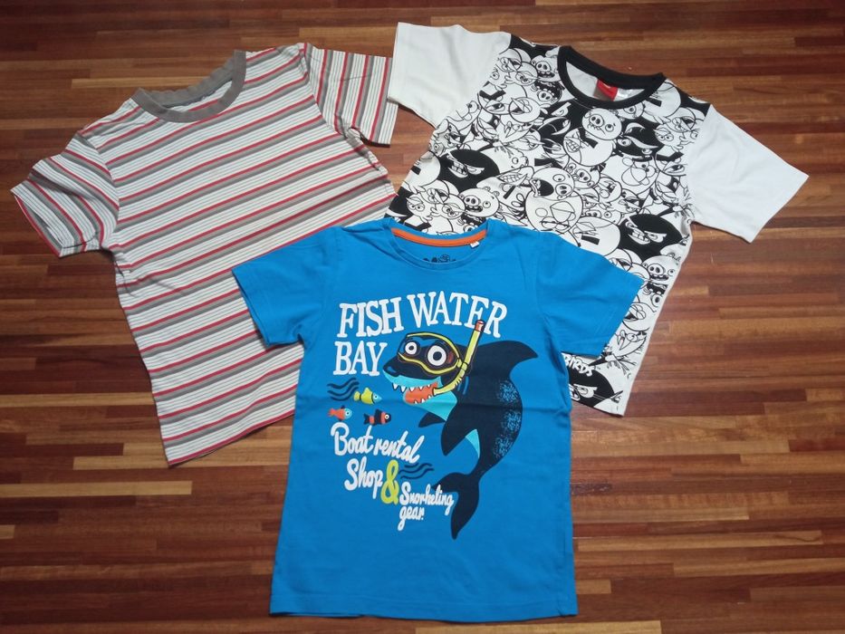 T-shirt chłopięcy 122 cm C&A Angry Birds zestaw ubranek dla chłopca
