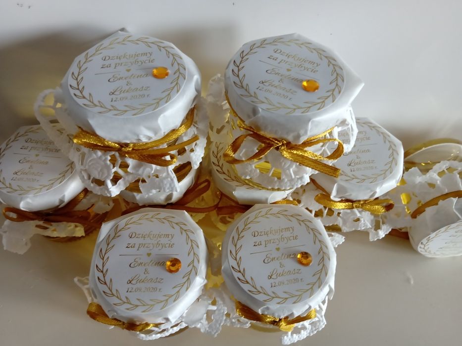 Upominki dla gości, wesele