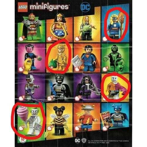 Lego Series - Marvel, Marretas, Looney, Harry Potter, Disney e outras.