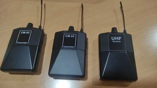 Microfones de lapela sem fios