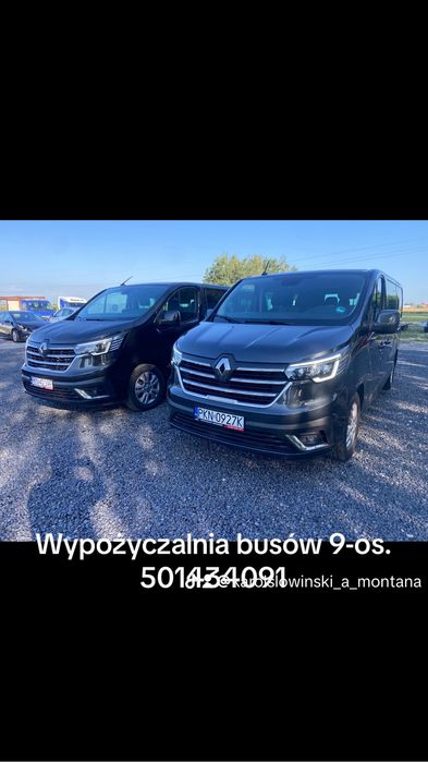 Wypożyczalnia wynajem busów 9 osobowego manual automat