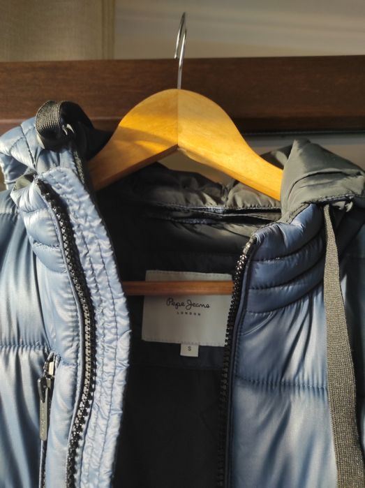 Casaco acolchoado azul escuro pepe jeans