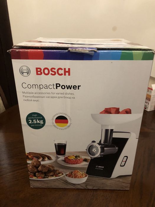 Мʼясорубка електрична реверсна фірми Bosch. Нова .