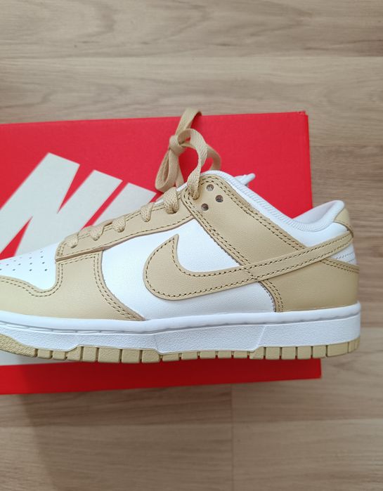 Buty damskie Nike Dunk Low Team Gold Beżowe r. 38,5