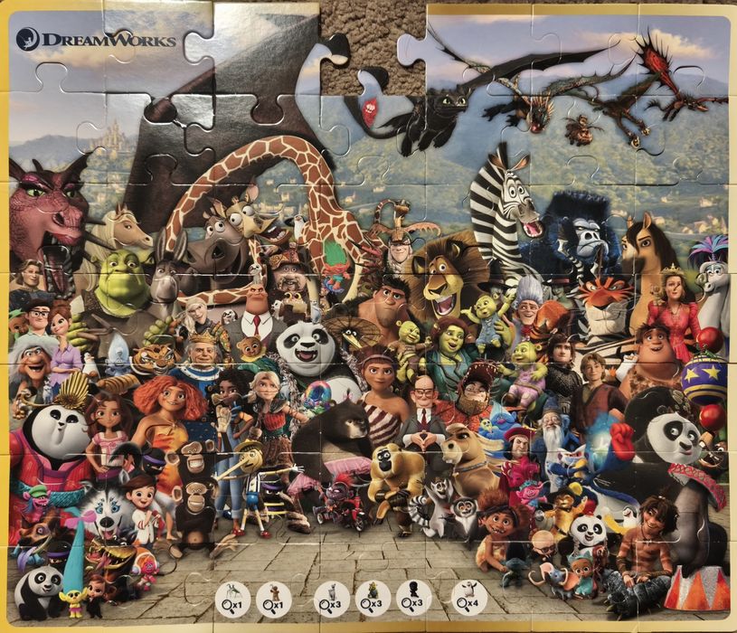 Ofereço puzzles para crianças