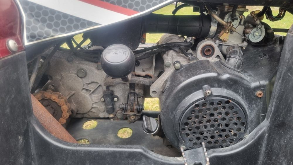 Quad ATV Diablo 200 15KM wyciągarka pług