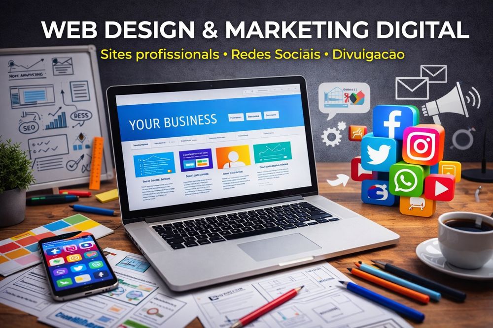 Web Design & Marketing Digital | Sites, Redes Sociais e Divulgação Onl