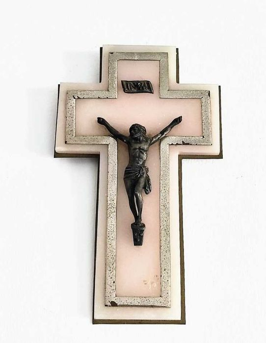Cristo na cruz em alabastro Jesus crucificado
