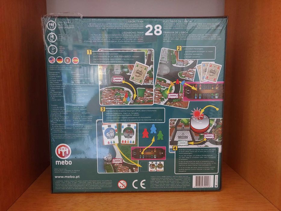 28 Eléctrico de Lisboa (Board Game Jogo de Tabuleiro)