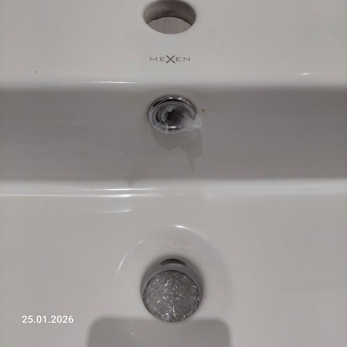 Nowa ceramiczna umywalka zlew  łazienkowa biała połysk