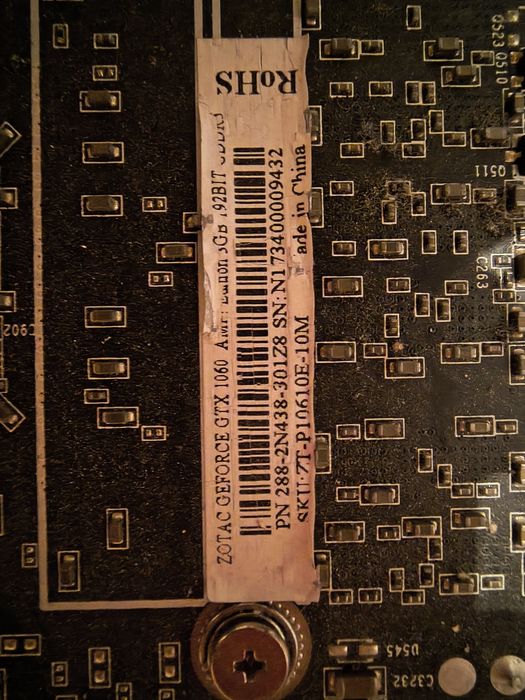 Zotac GTX 1060 3GB Amp edition
