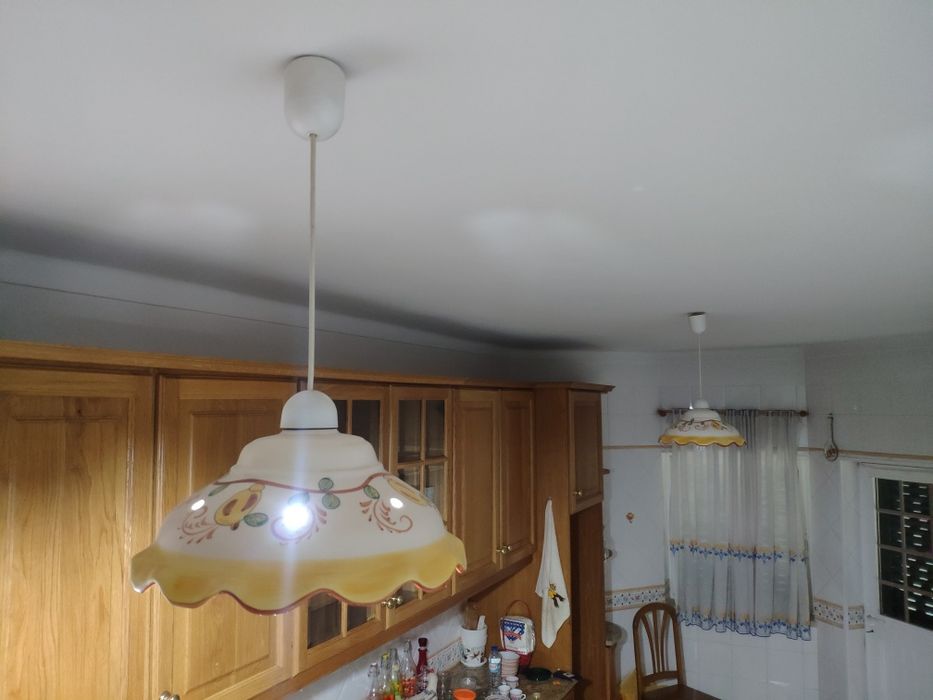 2 Hand-painted Ceiling Lamps64730231098115121