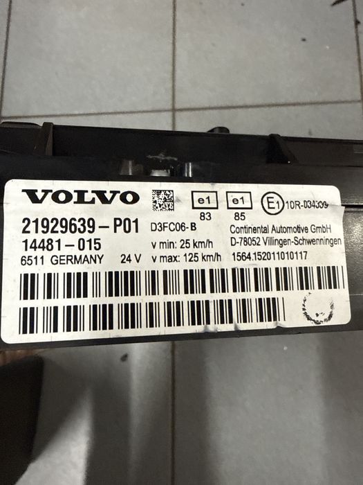 Licznik Volvo FL FE Euro 6 bez Acc