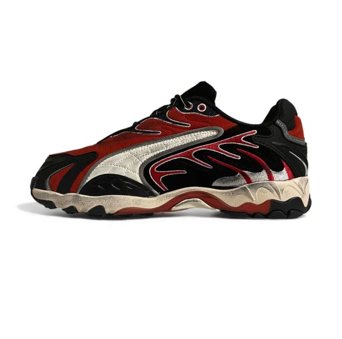 НОВИНКА‼️41-45 Puma x ASAP Rocky Inhale Distressed Black Pop Red