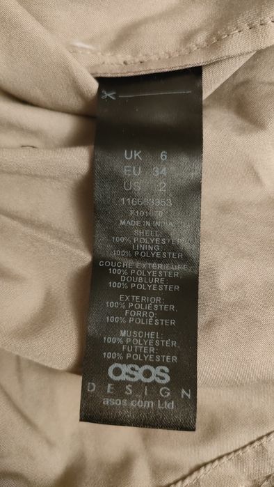 Nowa sukienka ASOS Design maxi XS