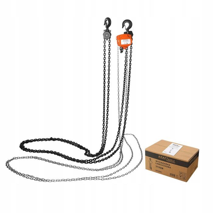 Wciągarka Łańcuchowa Ręczna Wyciągarka 3 Tony 3T 3000Kg 6M