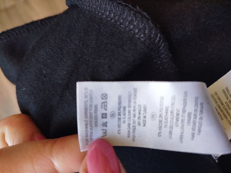 Женская черная трикотажная юбка карандаш большого размера р. 54-56