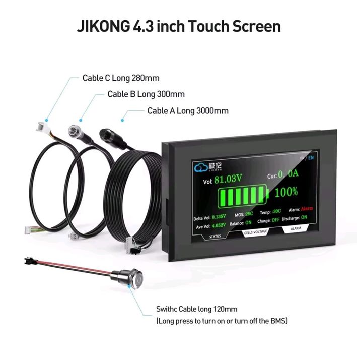 BMS Jikong JK-B2A8S20P JK-B1A8S10P JK-BD6A20S12P  PB2A16S20P PB1A16S15