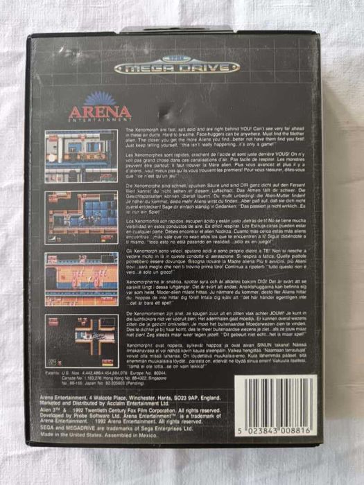 Alien 3 [Sega Mega Drive, 1993] Complete | Authentic | Tested | PAL